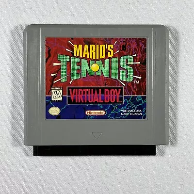 Mario's Tennis (Nintendo Virtual Boy 1995) • $3.25