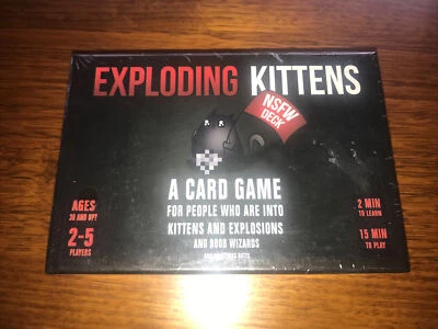 $27 • Buy New Game - Exploding Kittens Nsfw Deck - Super Fun Adult Party Game - Melb Stock