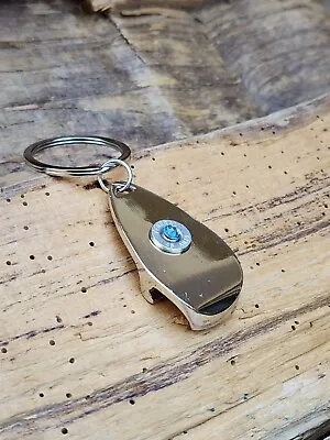 Bullet Key Ring With Bottle Opener. 45 Auto Bullet Casing. Optional Crystal. • $26