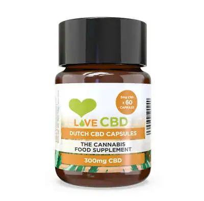 CBD Capsules 5mg Dutch Broad Spectrum 150mg X 30 | 300mg X 60 Love CBD Vegan • £9.99