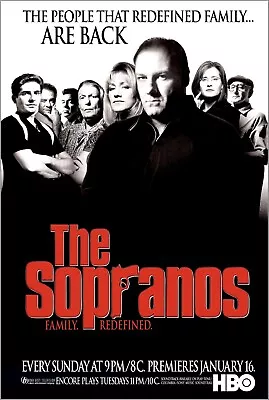 New The Sopranos Tv Series Poster Premium Wall Art Print A5-a1 Size • $19