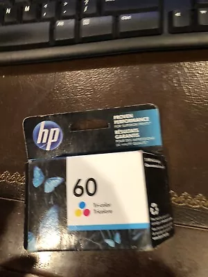 Genuine HP 60 Tri Color - Ink Cartridge - New Sealed (Wear) • $9.99