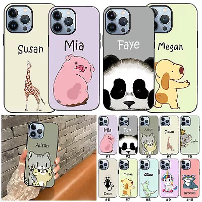 Personalised Phone Case For IPhone 15 Pro Max 14 13 12 11 XR Unique Animal Cover • $7.99