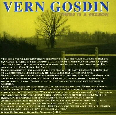 Vern Gosdin - There Is A Season CD • $12.99