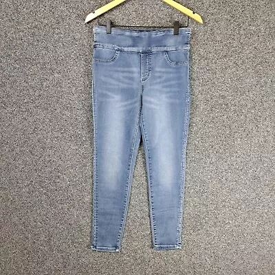 Decjuba Denim Womens Jeans Jeggings Size 12 Blue Skinny Leg High Rise Stretch • $29.95