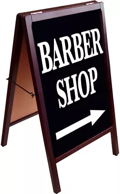 BARBER SHOP A-Frame Sign Sidewalk Pavement Sign Double Sided 172875 Kb • $99.95