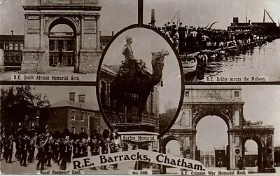 Kent  CHATHAM  R.E. Barracks 1915 RP • £2.25