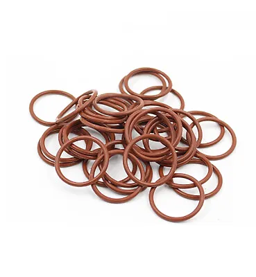 $2.92 • Buy Brown FKM Fluororubber O-ring Oil Seal Washers Wire Dia  5.0mm OD 15-255mm