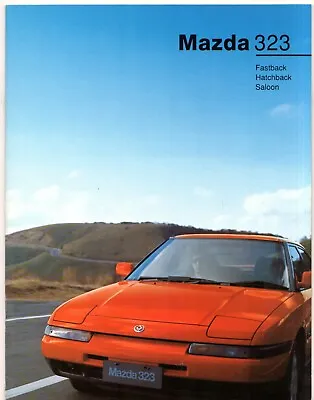 Mazda 323 1991-94 UK Market Sales Brochure 3-dr Saloon F 5-dr LX GLX GT • $29.05