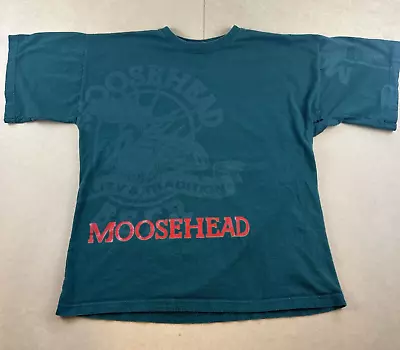 Moosehead AOP Shirt Mens XL Green Beer Adult NOTES SKU2684 • $22.75