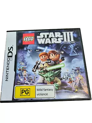 Lego Star Wars III: The Clone Wars - Nintendo DS Game - COMPLETE • $11.50