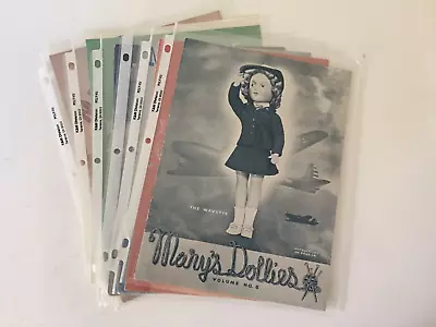 MARY HOYER Doll Clothes Mary's Dollies Knit & Crochet Pamphlets ~ YOUR CHOICE • $9