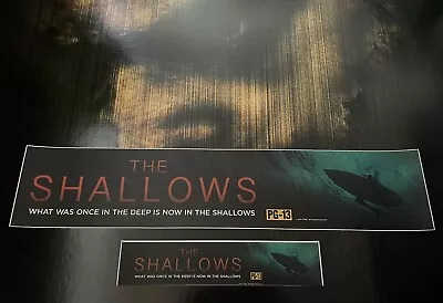 The Shallows Blake Lively Horror Movie Mylar Banner Poster Small Large Lot 5X25 • $25