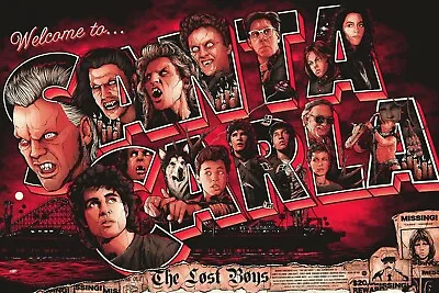 LOST BOYS MOVIE POSTER - DIFFERENT SIZES - FRAMED OPTION (lb001) • £5.94