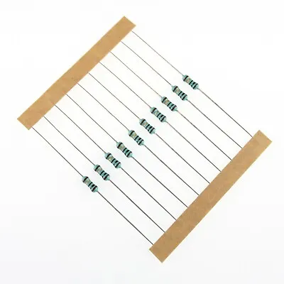 Metal Film Resistor 0.6W 1% 1R (1 Ω) To 10M (10 MΩ) Pack Of 10 • £0.99