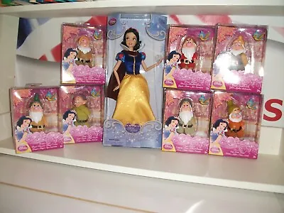 £99.99 • Buy Disney Princess SNOW WHITE & THE SEVEN DWARFS BUNDLE NEW BOXED Jot Lot NEW