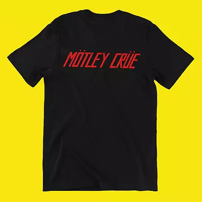 Motley Crue T Shirt Rock Band Logo Vintage Heavy Metal Music Merch UNISEX • $19.99