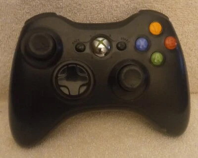 $5 • Buy Official OEM Microsoft Xbox 360 Wireless Black Controller Original Parts Only