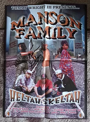 TOMMY WRIGHT III [MANSON FAMILY- HELTAH SKELTAH] POSTER 23x17 RARE • $350