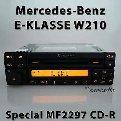 Genuine Mercedes Special MF2297 CD-R W210 Radio E-Class S210 V210 CD Car Stereo • $538.92