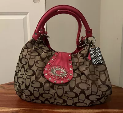 Vintage Y2K Guess Women’s Handbags Pink & Brown - New • $64.07