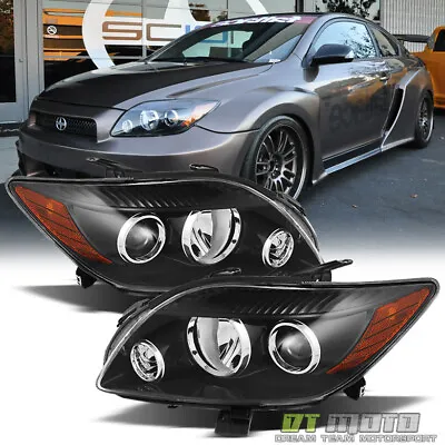 Black [Factory Style] 2008 2009 2010 Scion TC Headlights Headlamps Left+Right • $165.99