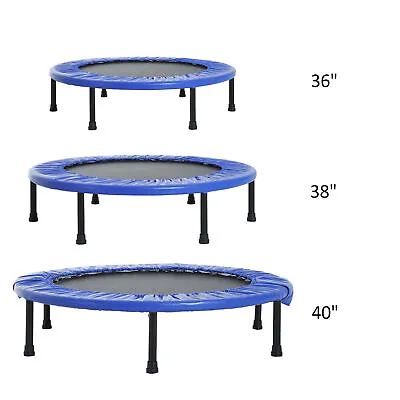£43.99 • Buy Trampoline Indoor Outdoor Rebounder Mini Jumper Sports Game Home W/ Safety Pad
