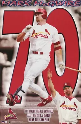 NEW SEALED 1998 Starline  Mark McGwire ST LOUIS CARDINALS 70th HOME RUN Poster • $12.99