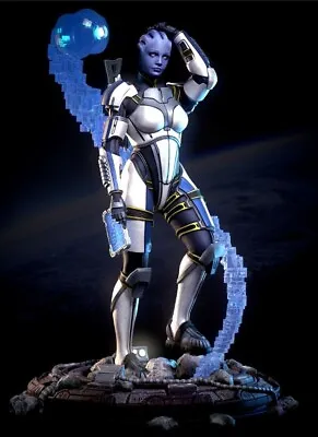 Mass Effect  Liara TSoni 3D Model Over 12  Tall Highly Collectable • $54