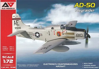 A&A Models 1/72 AD-5Q SkyRaider_AAM7232 • $45.60