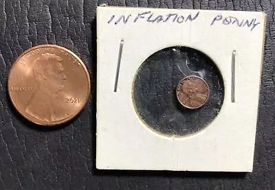 1964 US LINCOLN  Inflation  CENT! A Wee Tiny One In Size! Old US Coin! • $3.25