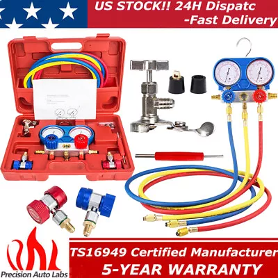 3 Way A/C Diagnostic Manifold Gauge Set Freon Charging • $49.59