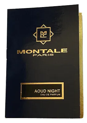 Montale AOUD NIGHT 0.07 Oz 2 Ml Eau De Parfum Spray Mini/Travel Sample Vial • $6.99