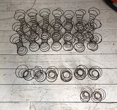 £45 • Buy Job Lot Of Vintage Upholstery Springs Double Cone Used 29 DIY Victorian Sofa