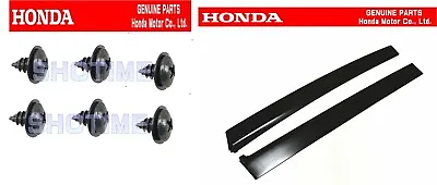 HONDA 96-00 CIVIC EK9 EK4 TYPE-R R&L Side Door Pillar Garnish Trim & Screw OEM • $57