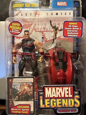 Marvel Legends Wonder Man Figure! Legendary Rider Series! Toy Biz 2005 MOC! • $22