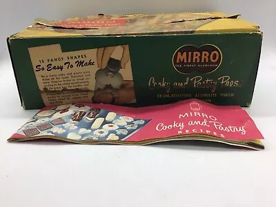 Vintage Mirro Cookie And Pastry Press 12 Discs And 3 Pastry Tips~Clean • $22