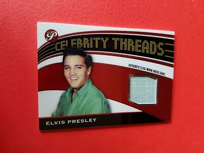 Elvis Presley Worn Dress Shirt Swatch Relic Card 2005 Topps Pristine Threads • $99.95