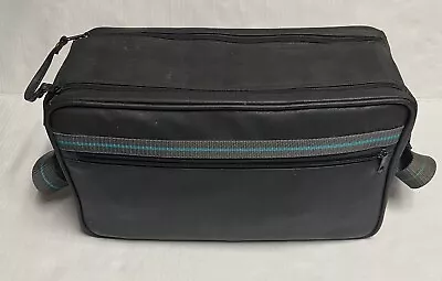 Vintage RCA Video Camcorder Bag Case With Shoulder Strap Black Blue 15x8.5x6.5 • $29.99