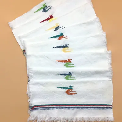 Southwest Aztec Mexican Napkins Set Of 8 Colorful Bird Embroidered Fringed • $23.99