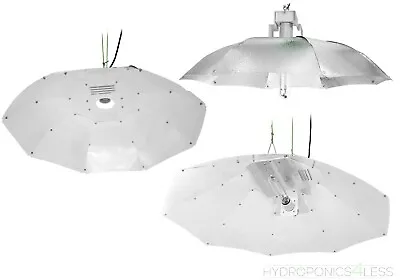 Parabolic Hydroponics Reflector Light Tent Shade HPS MH 80cm 100cm • £49.99