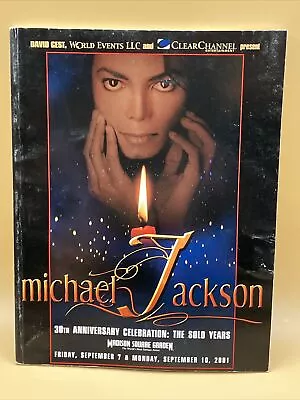 Rare Original MICHAEL JACKSON 30th ANNIVERSARY Celebration Program Sept. 2001 • $99.99