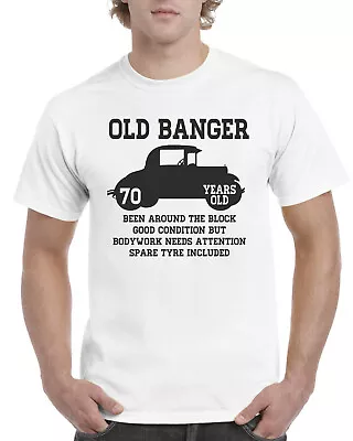 Mens 70th Birthday Gifts For Him T Shirt 70th Present 70 Years Old Born In 1954 • $9.99