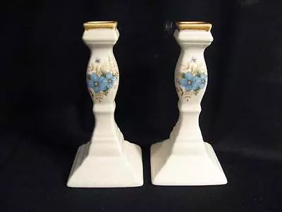 Mikasa Garden Club Ec 461 Day Dreams Tall Candlestick Pair • $19.95