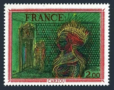 France 1499MNH.Michel 1989. Art 1976.Women's Headby J.Carsou. • $1