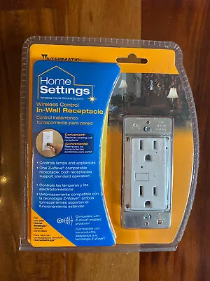 Intermatic Home Settings  Smart Wall Outlet Z-Wave HA01C - New • $20