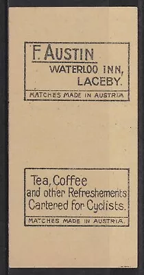 Old Matchbox Label Austria For UK F.Austin Tea Coffee • $3.99