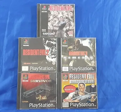 PS1 RESIDENT EVIL GAMES Boxed With Manual PAL Ps2 Ps3 - Make Your Selection • $109.99