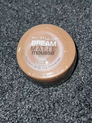 NEW Maybelline New York Dream Matte Mousse Foundation Cocoa Dark 3 FULL SIZE • $15.95