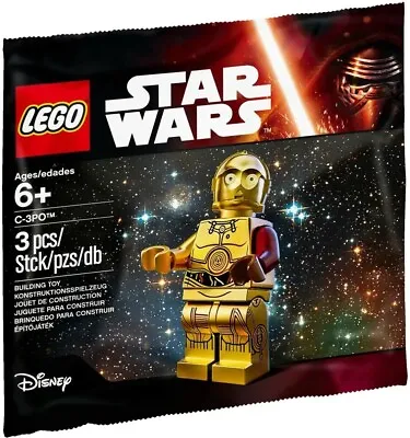 New Sealed LEGO 5002948 Star Wars C-3PO Polybag Red Arm The Force Awakens C3PO • $17.97